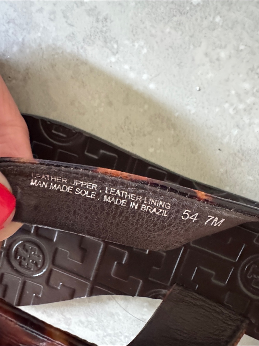 Tory Burch Thora Thong Sandal Leopard Print Size 7 - Picture 4 of 4